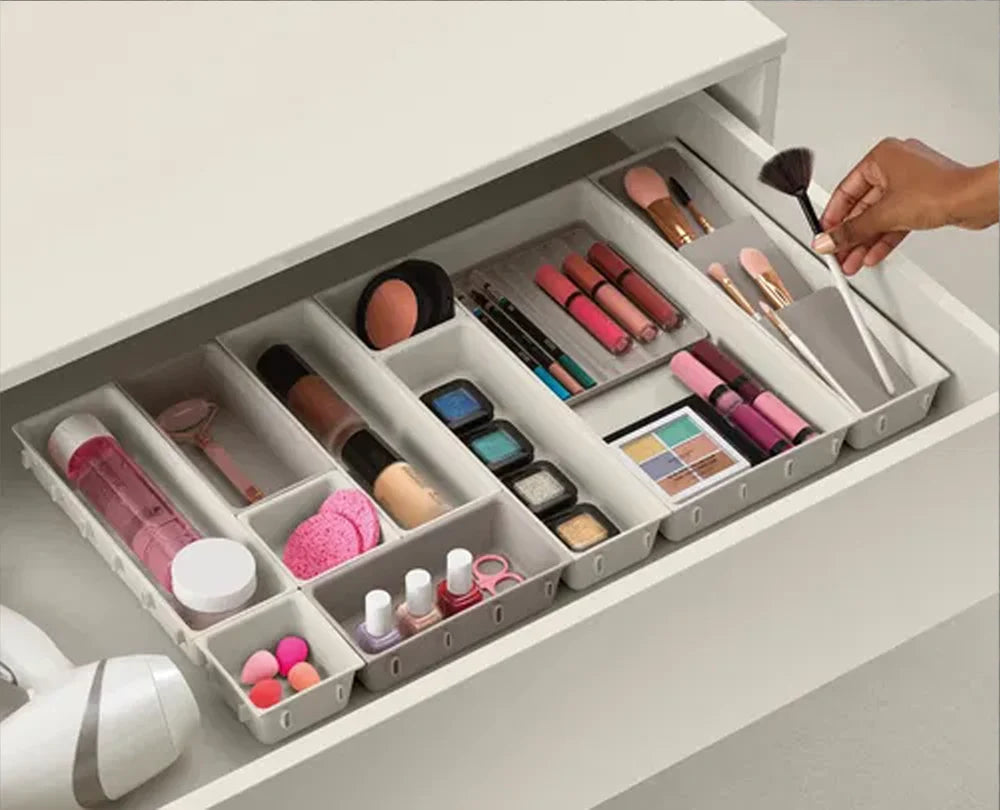 Organizador Modular de Cajones – Set de 12 Piezas para Cosméticos