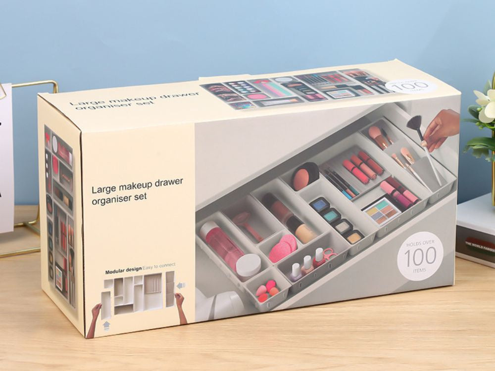 Organizador Modular de Cajones – Set de 12 Piezas para Cosméticos