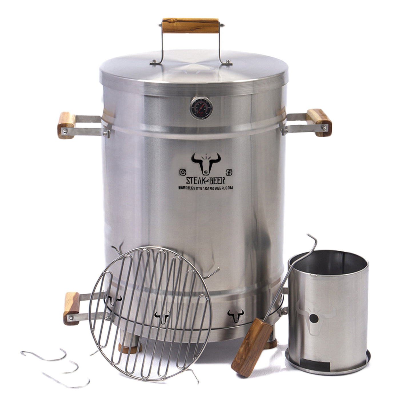 Barril Asador Compacto Grande | Parrilladas Jugosas y Fáciles