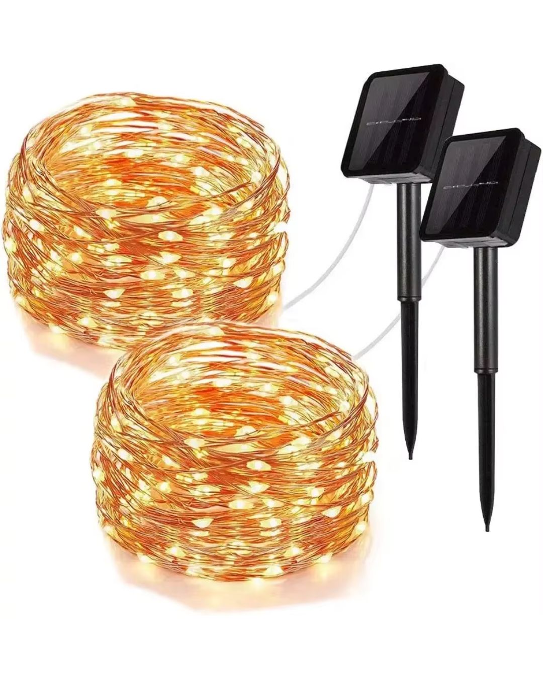 LUCES NAVIDAD PANEL SOLAR 200 LUCES