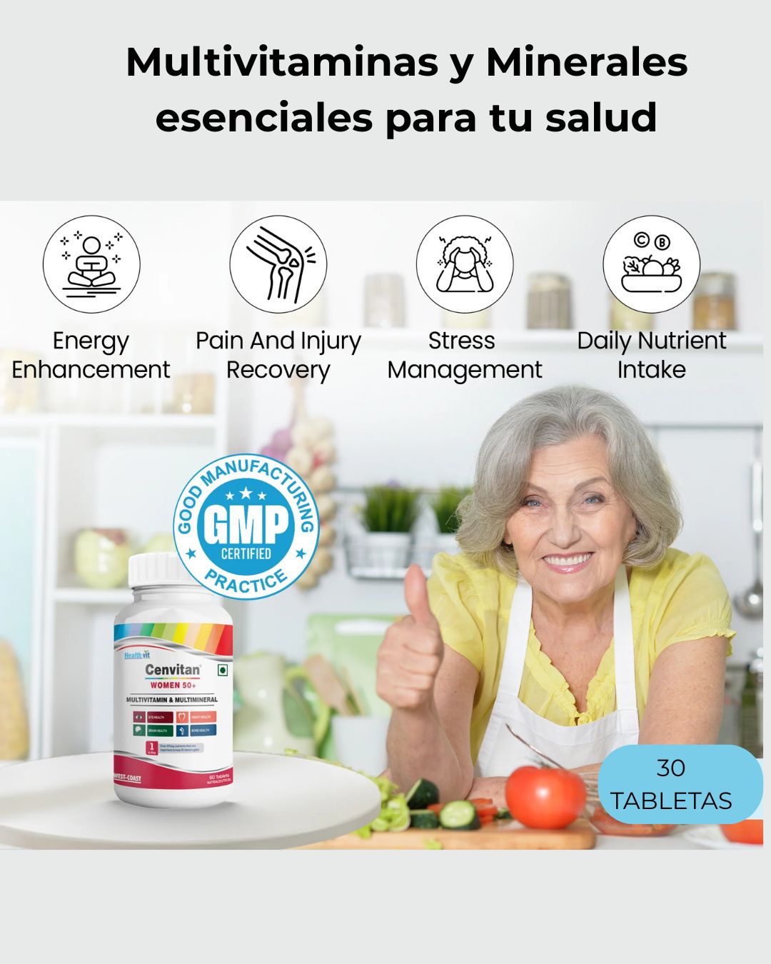 MULTIVITAMINICO CENVITAN MUJERES 50