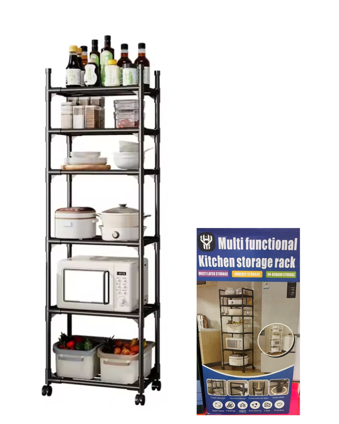 Estante Organizador de 6 Niveles – Multiusos