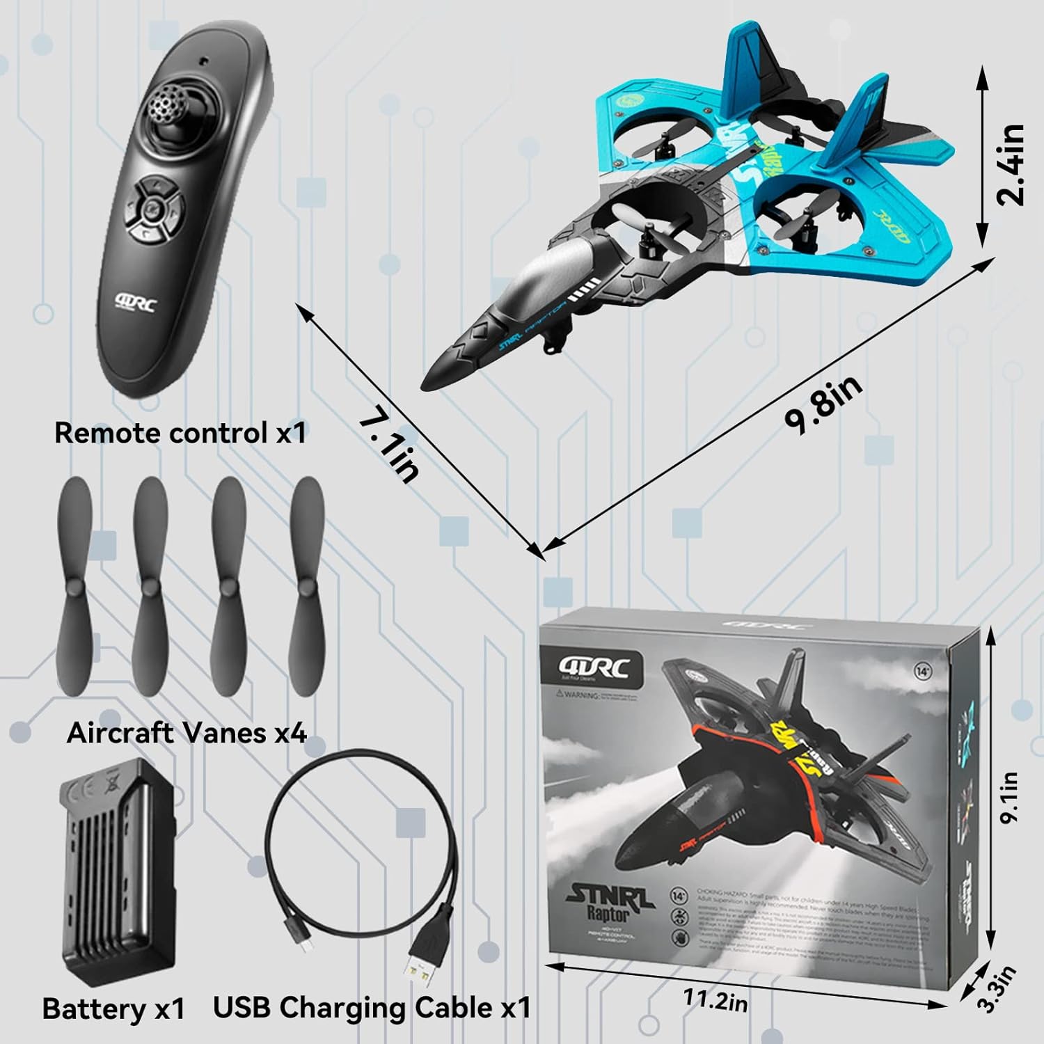 DRONE AVION ACROBATA