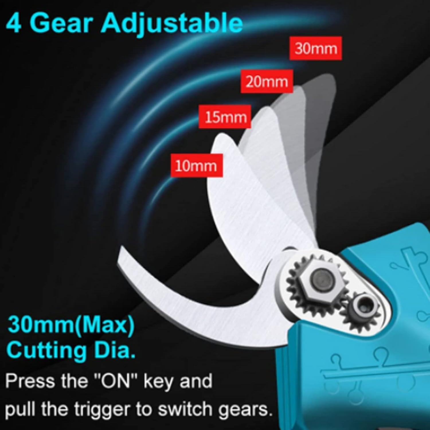 Tijeras de podar eléctricas profesionales - Potente y recargable