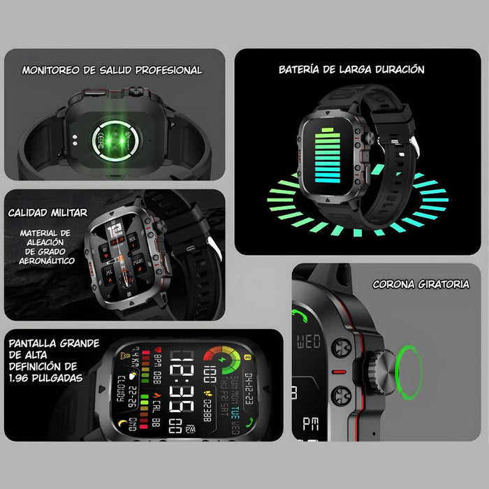 Smartwatch grado militar