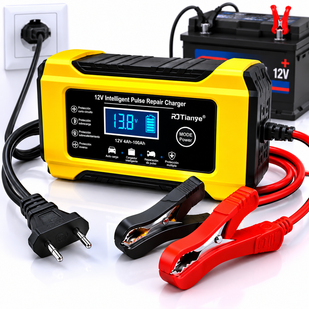Cargador Inteligente de Baterias 12V