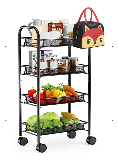 Carrito Organizador Multiusos De 4 Nivel