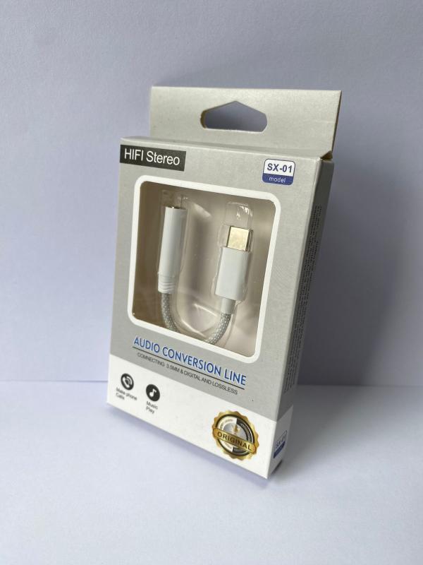 Adaptador audio tipo c a 3.5mm