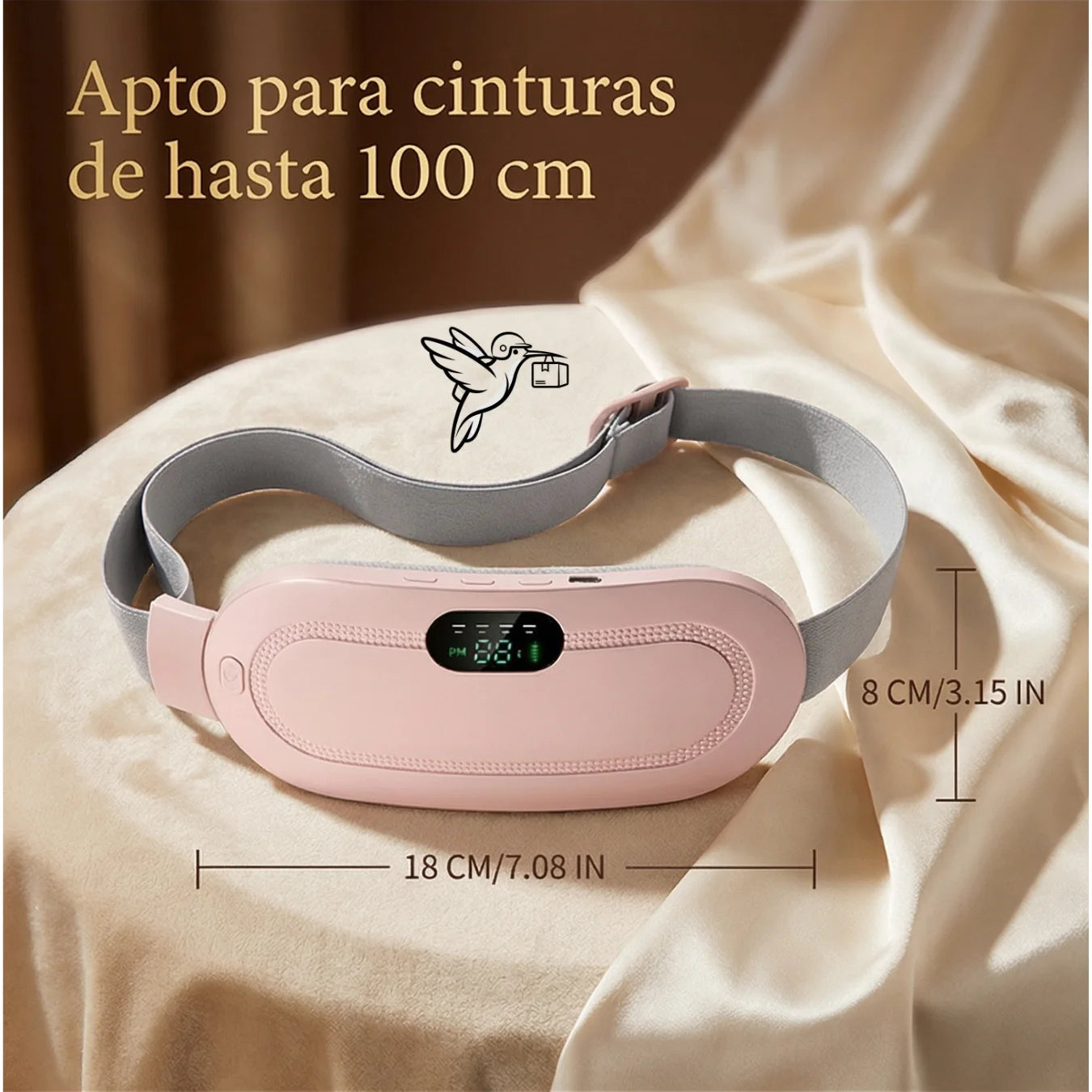 CINTURÓN CALMANTE CÓLICOS MENSTRUALES