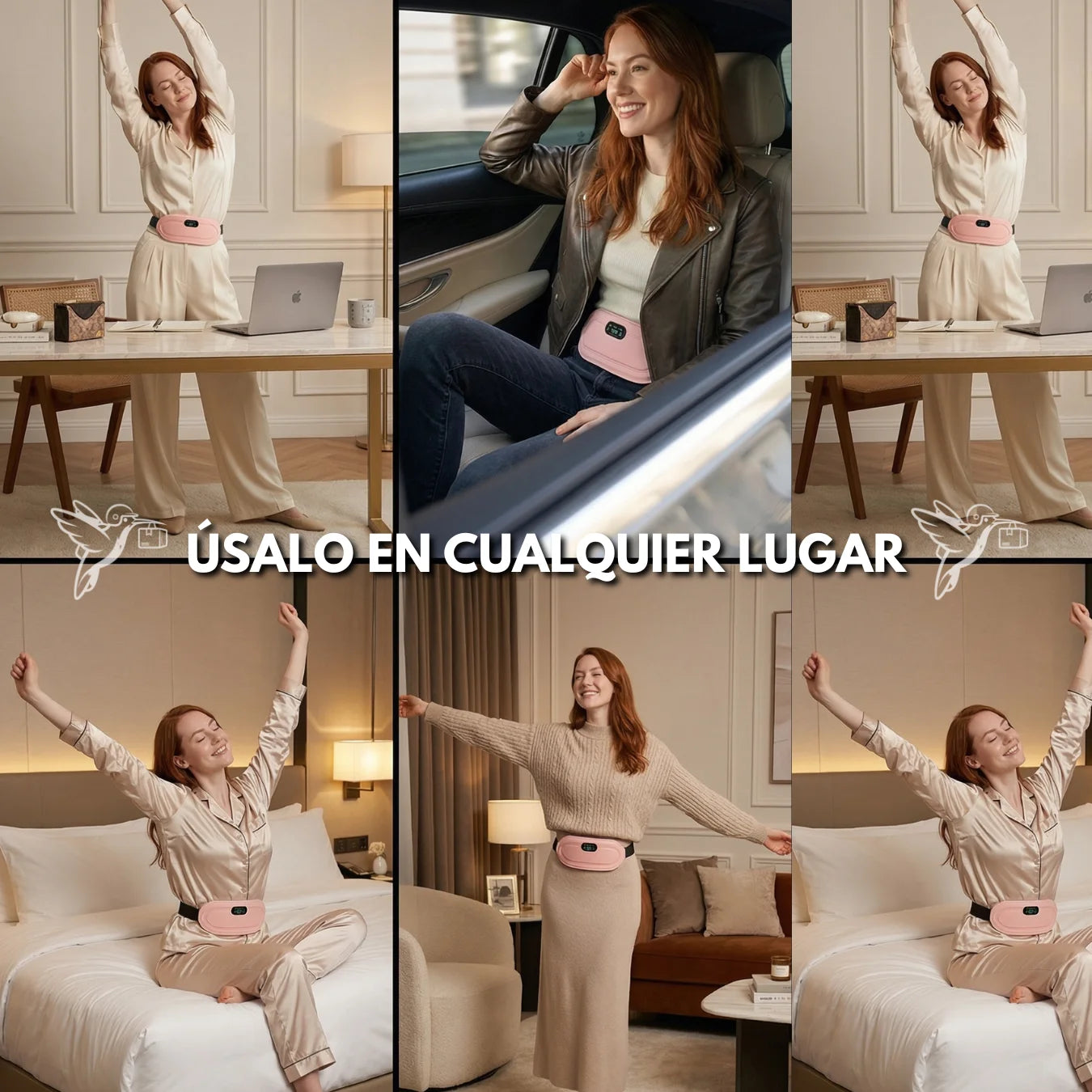 CINTURÓN CALMANTE CÓLICOS MENSTRUALES