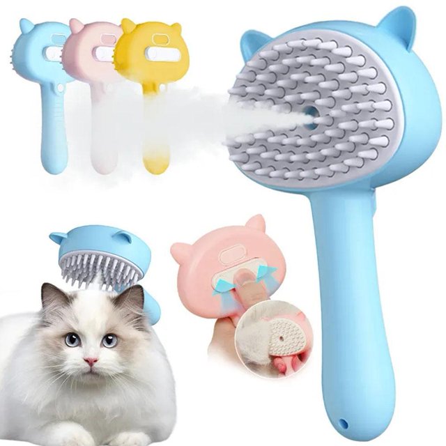 Cepillo Autolimpiante para Gatos - Ergonómico, Suave y Anti-Caída de Pelo