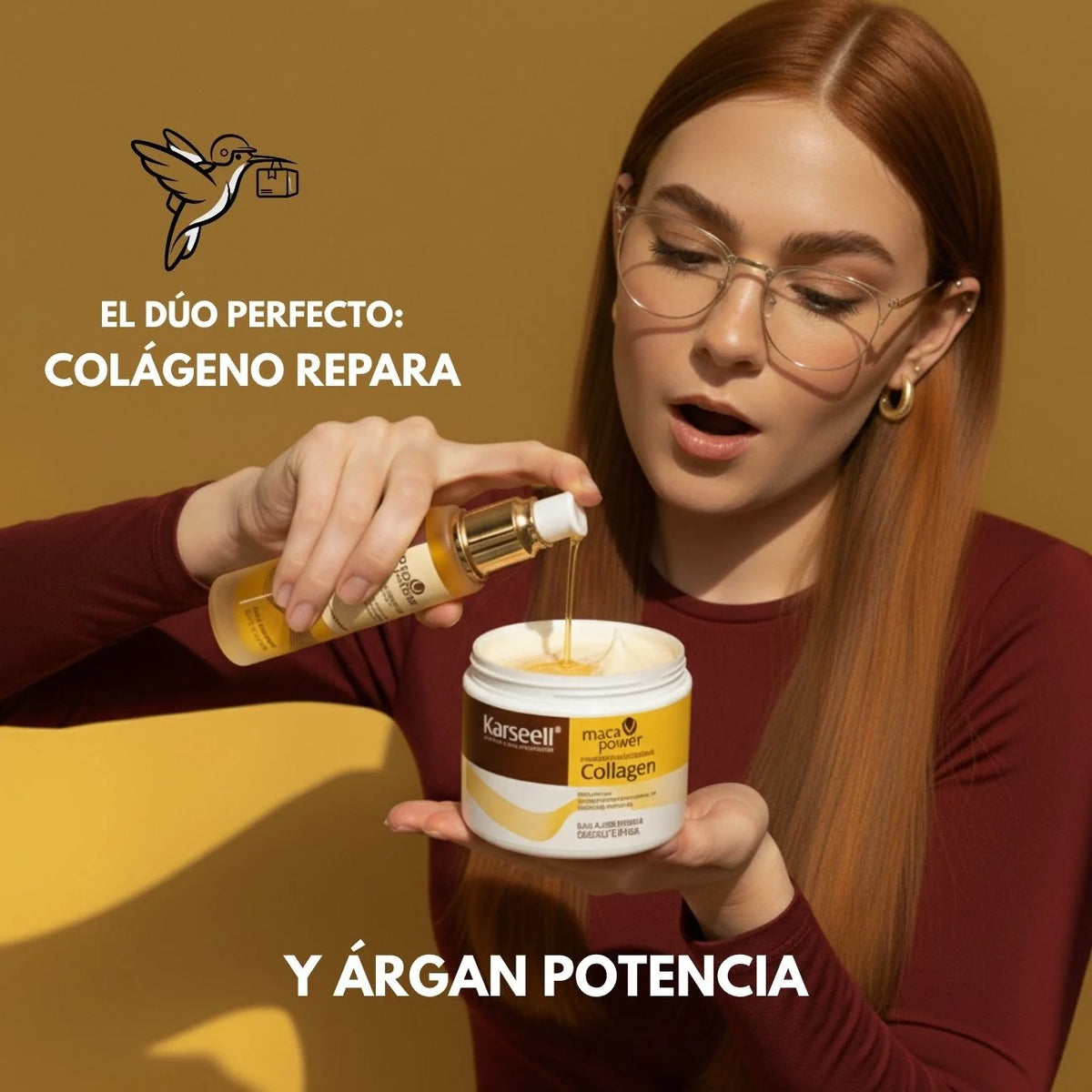 Aceite de Argán Karseell | Brillo, Suavidad y Control del Frizz