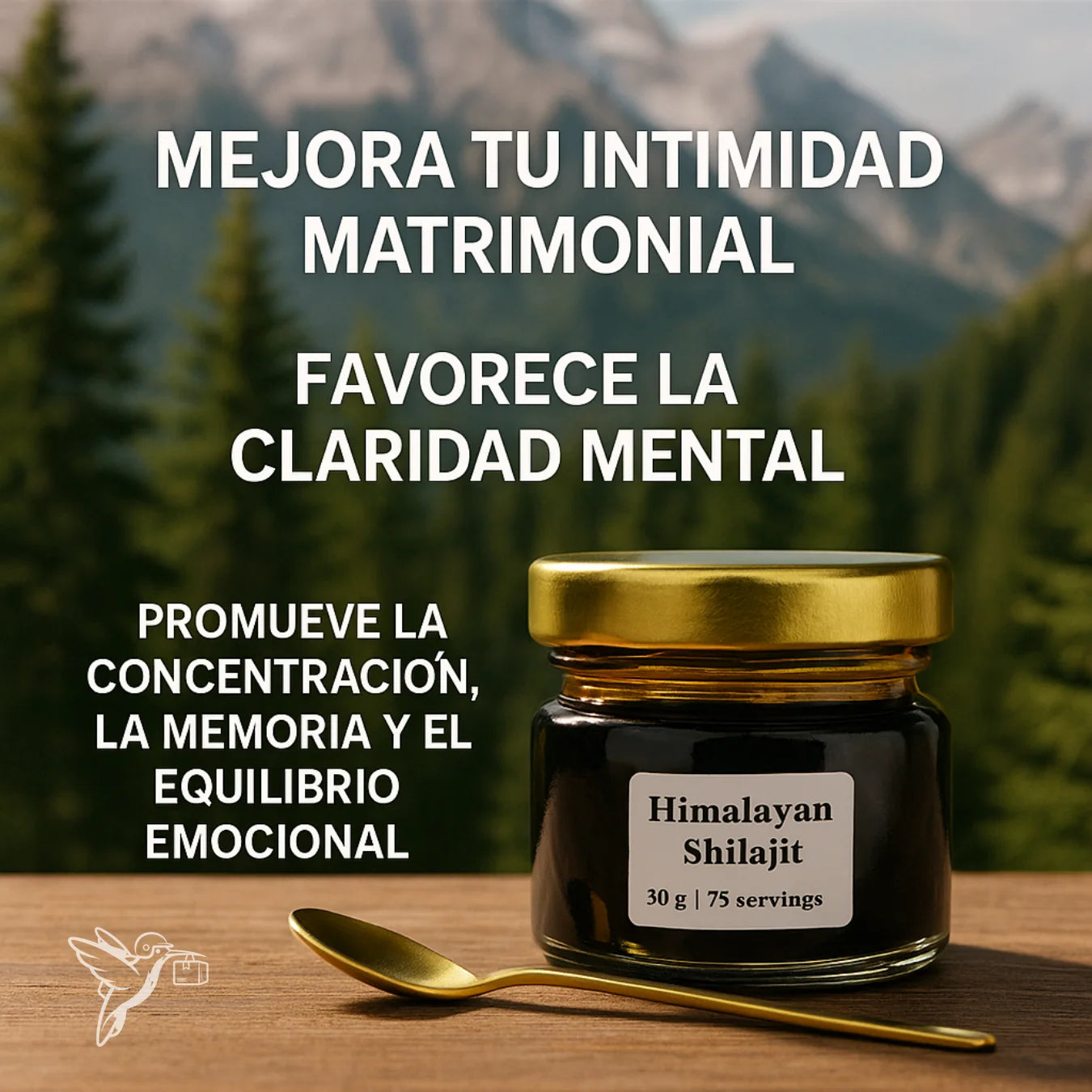 Shilajit Puro del Himalaya – Resina Natural para Energía, Vitalidad y Bienestar Total