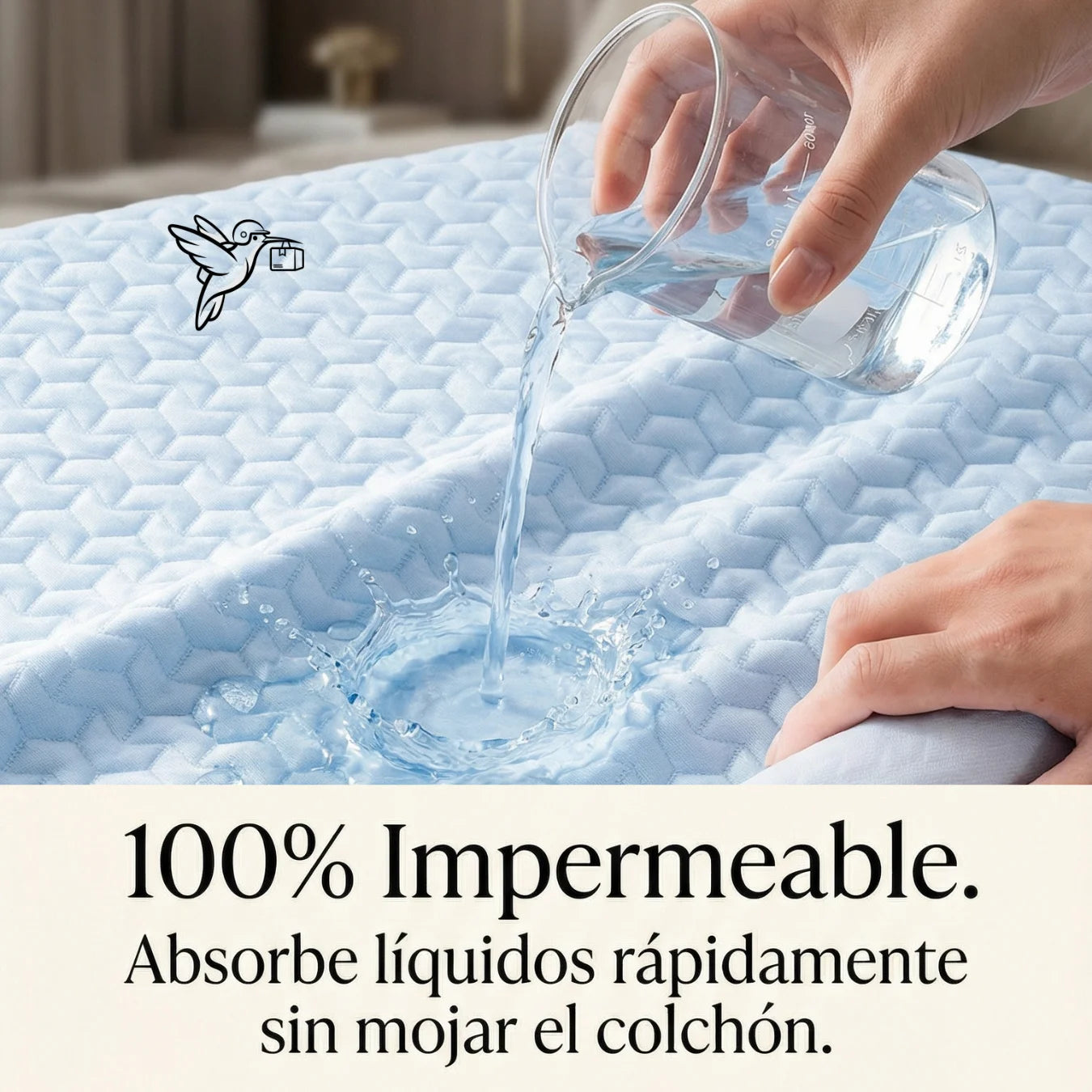 PROTECTOR COLCHON COOL TOUCH - Antiácaros, impermeable, refrescante