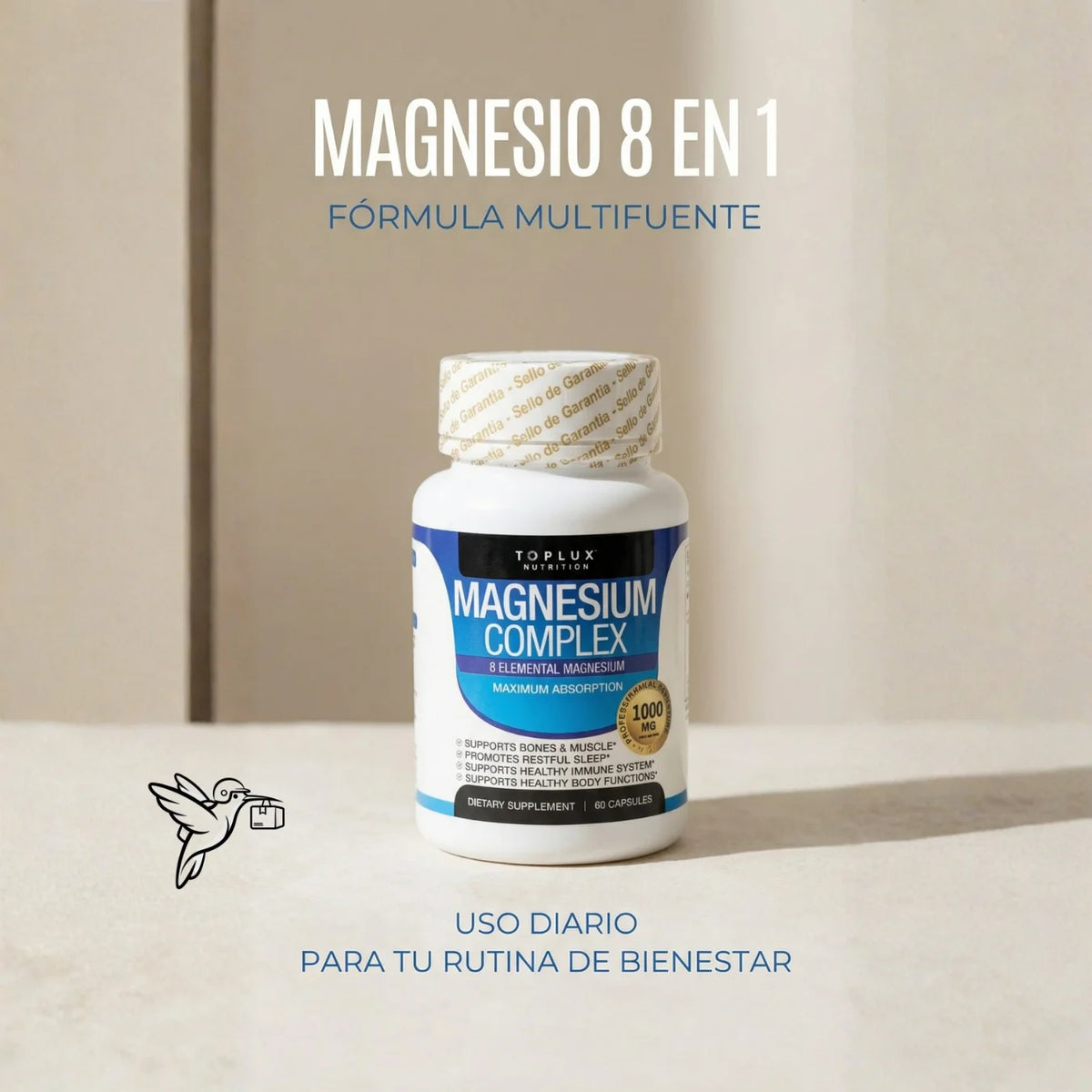 Magnesio 8 en 1 – Suplemento Alimenticio en Cápsulas