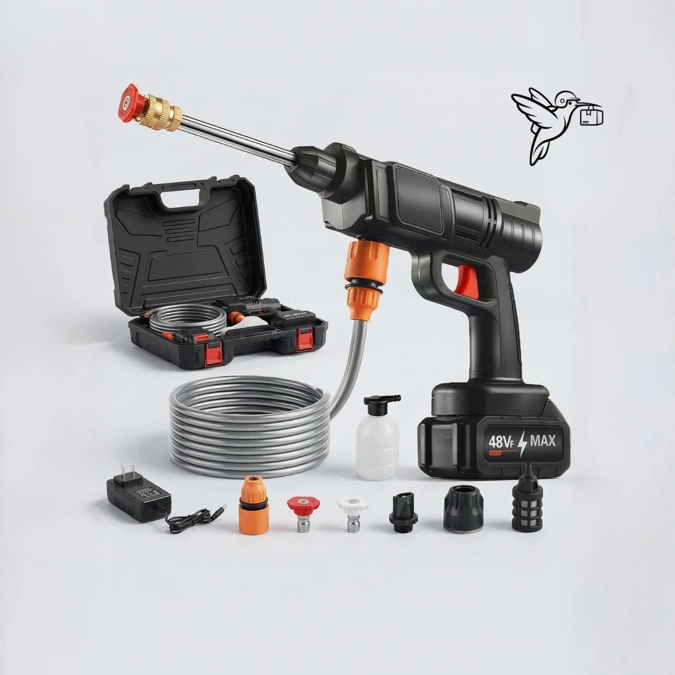 HIDROLAVADORA DE ALTA PRESION PORTATIL - 1 BATERIA