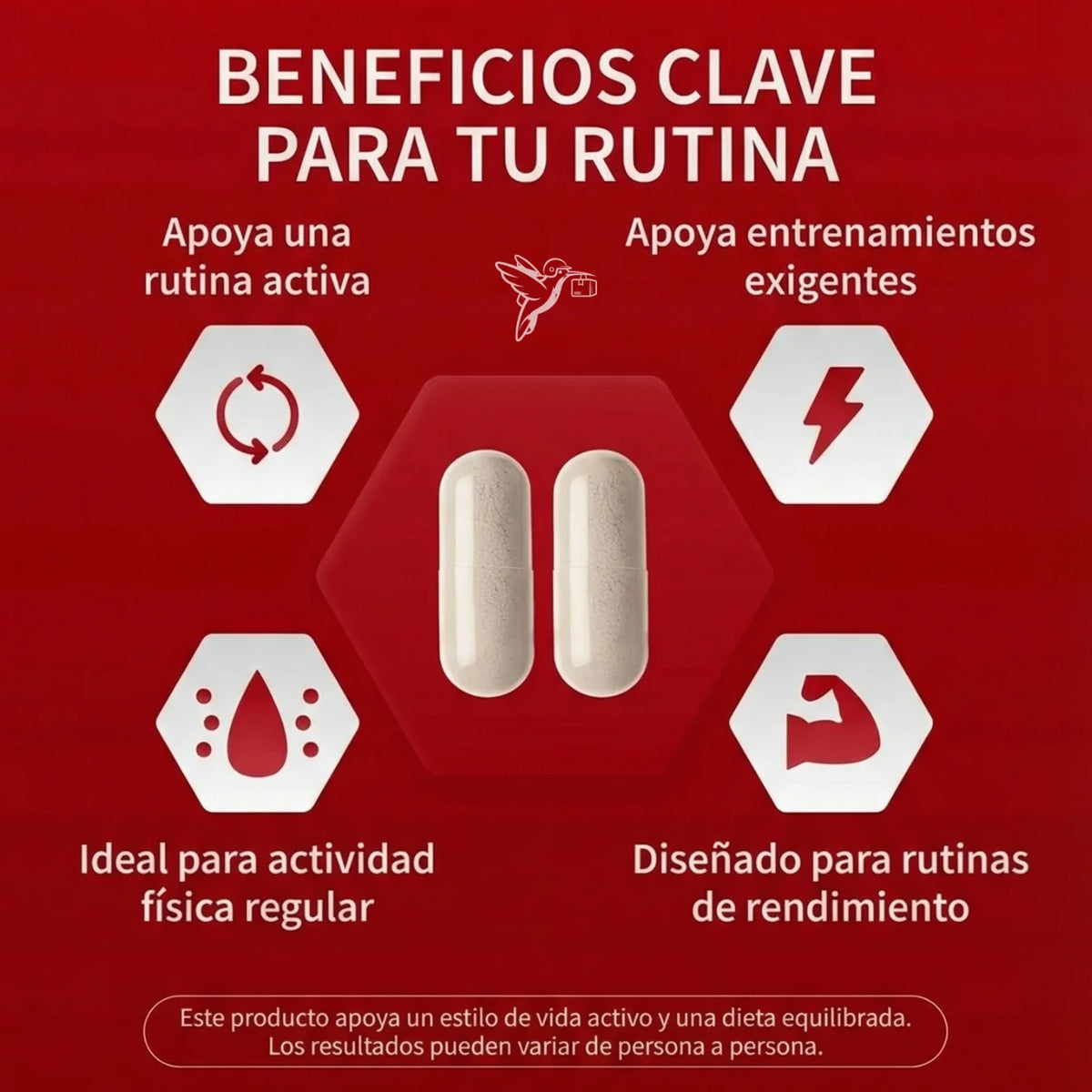 ÓXIDO NÍTRICO x60 – Fórmula Pre-Workout para Rutinas Intensas