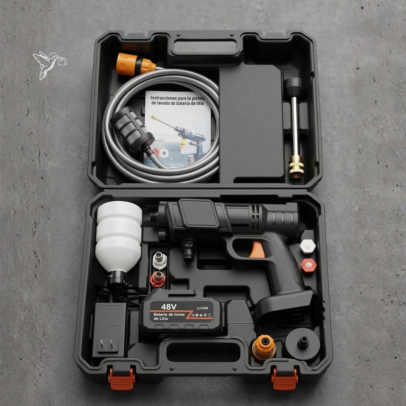 HIDROLAVADORA DE ALTA PRESION PORTATIL - 1 BATERIA