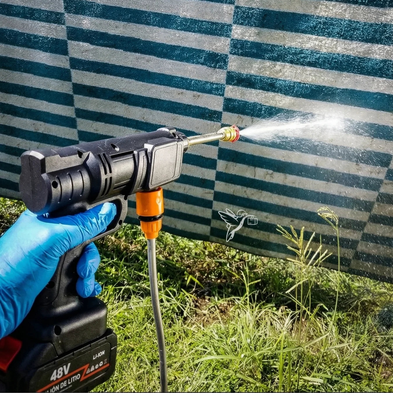 HIDROLAVADORA DE ALTA PRESION PORTATIL - 1 BATERIA