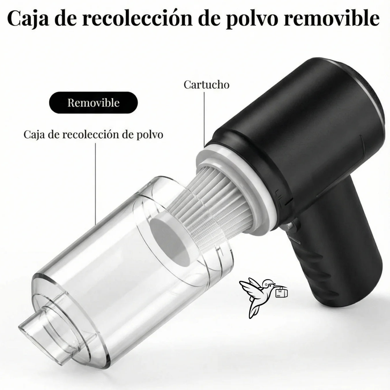 Mini Aspiradora Portátil USB | 3 en 1 - Aspira y Sopla