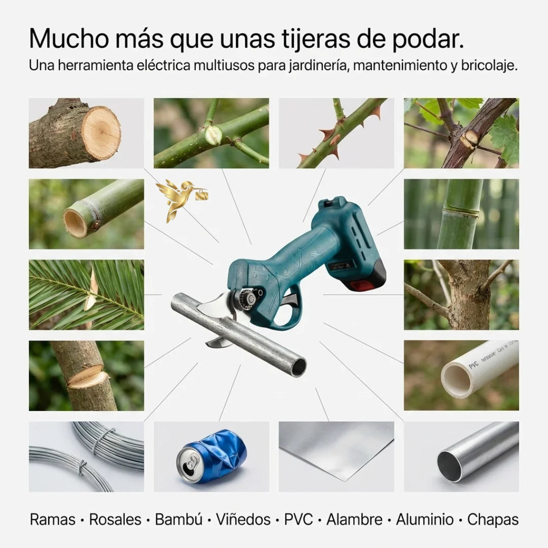 Cortadora Eléctrica Inalámbrica | Mucho Más que una Tijera de Podar