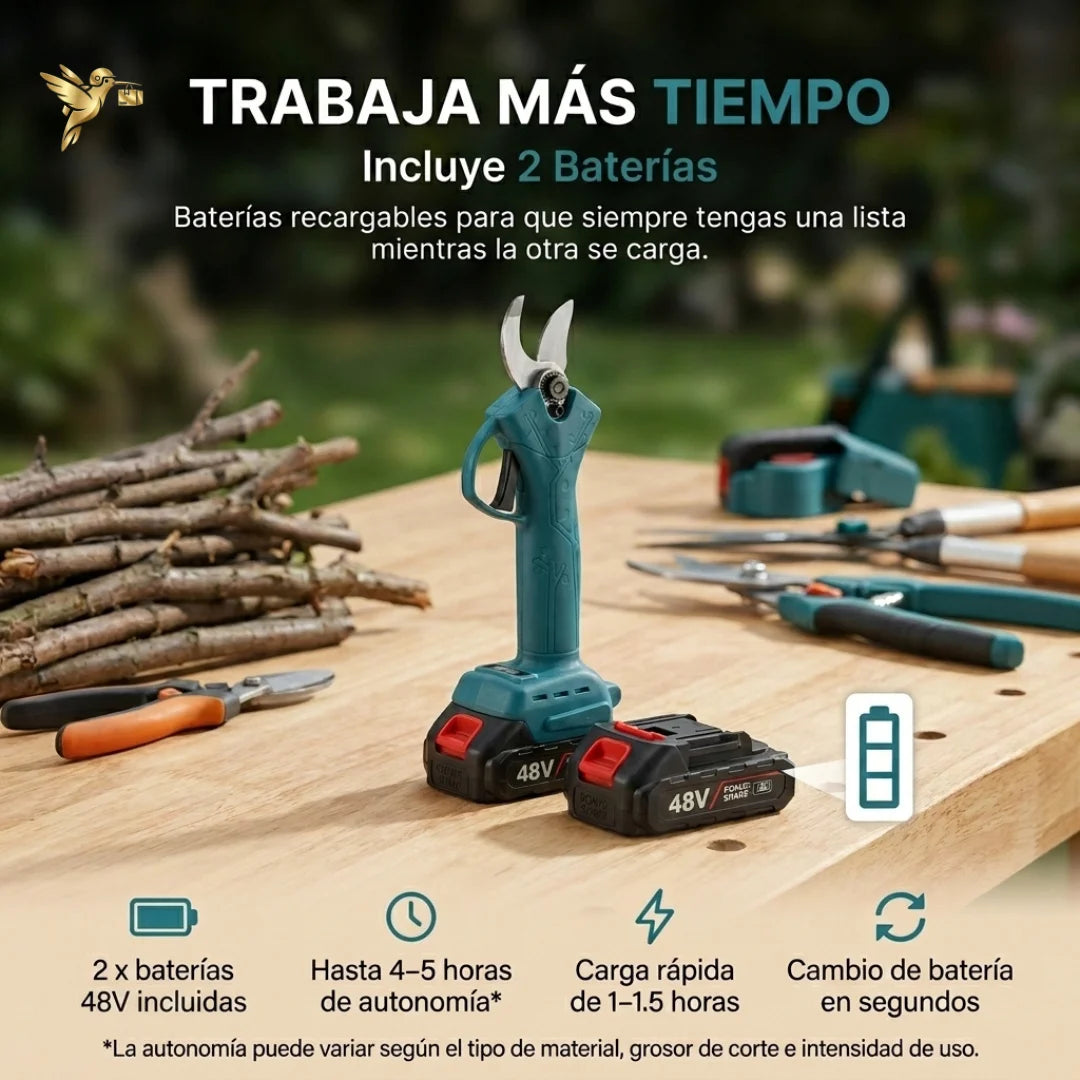Cortadora Eléctrica Inalámbrica | Mucho Más que una Tijera de Podar
