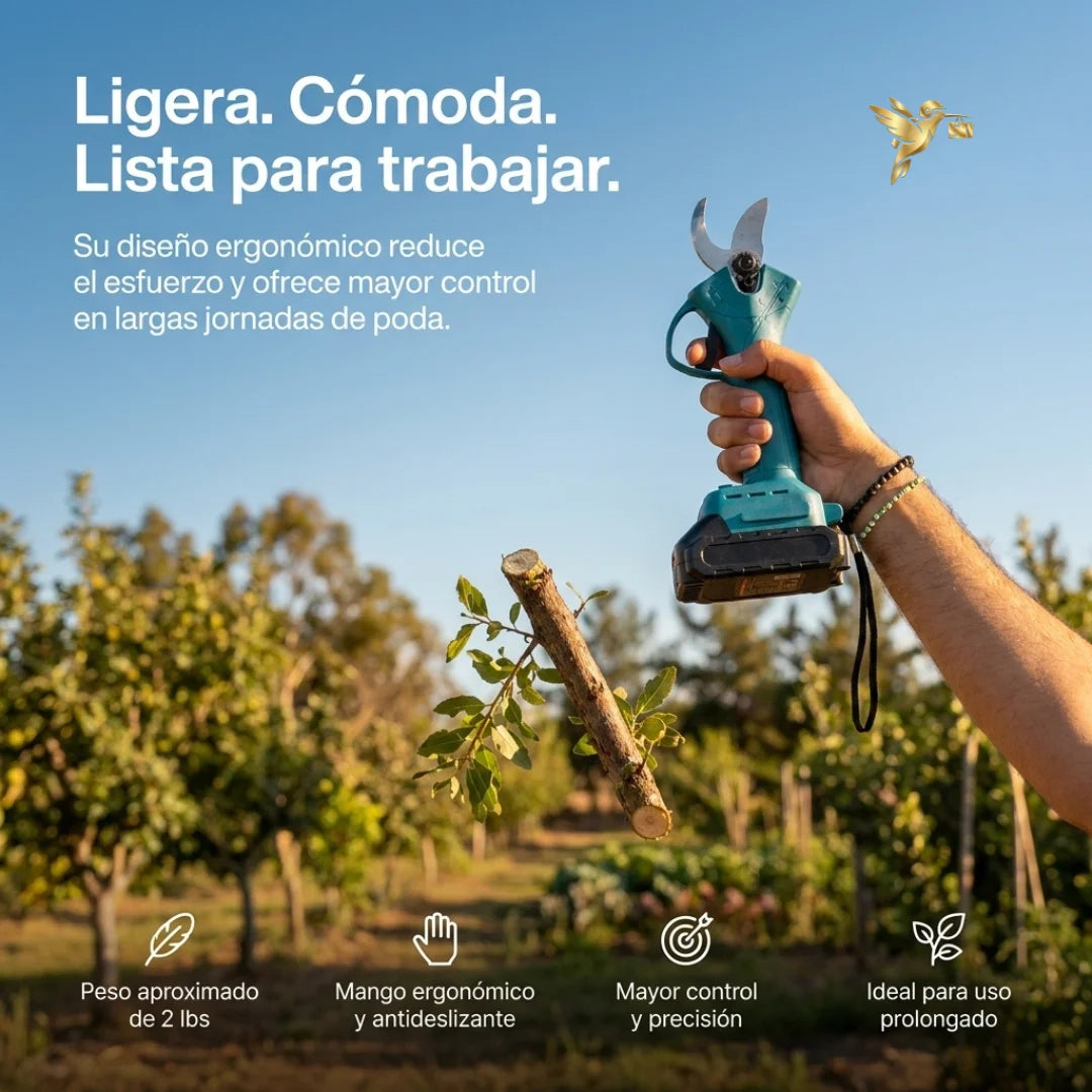 Cortadora Eléctrica Inalámbrica | Mucho Más que una Tijera de Podar