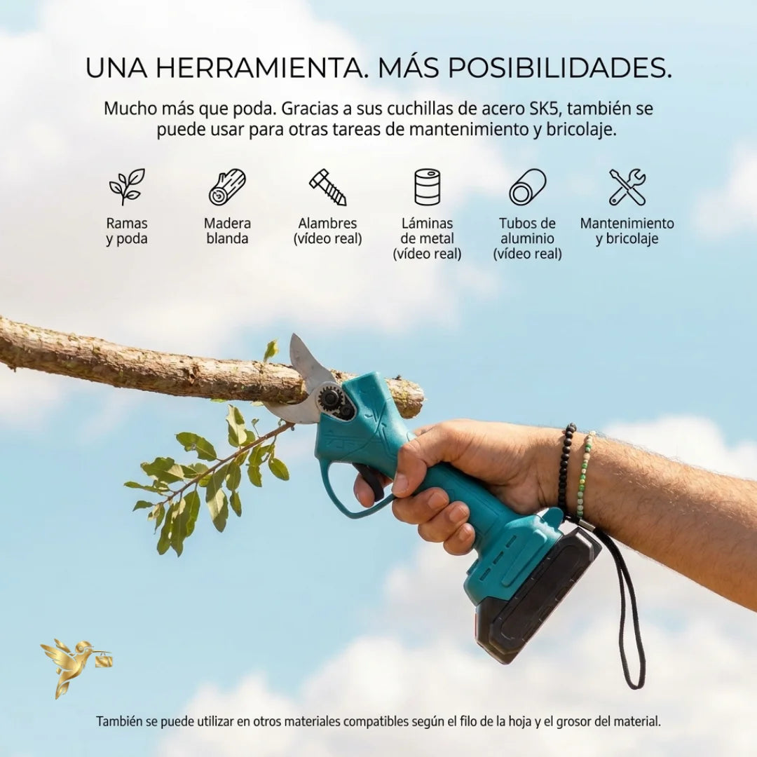 Cortadora Eléctrica Inalámbrica | Mucho Más que una Tijera de Podar