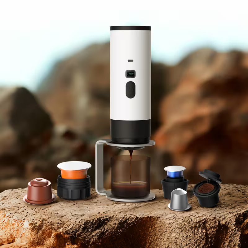 Cafetera Espresso Portátil Recargable | Café Caliente Donde Quieras