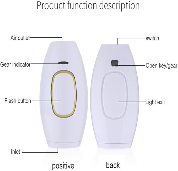 Depiladora Láser IPL Permanente para Uso en Casa