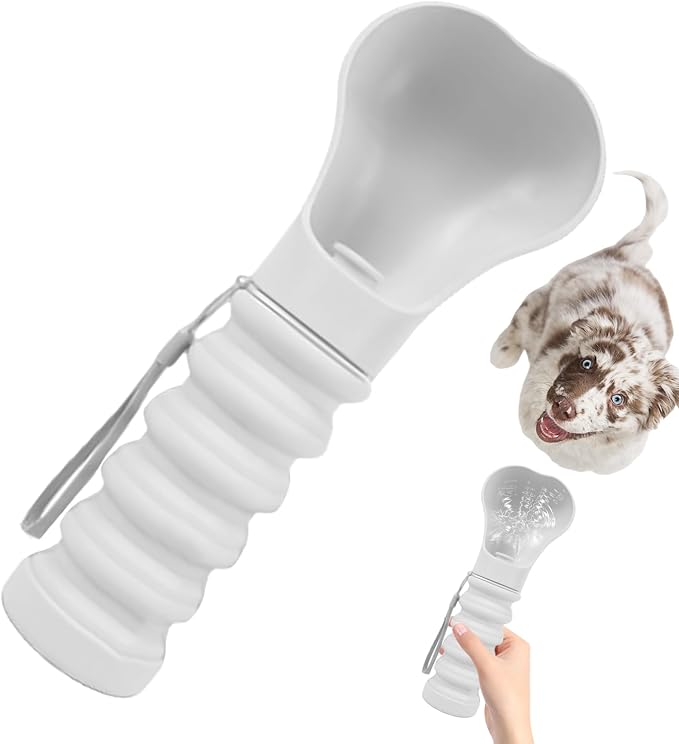 Botella de Agua Portátil para Mascotas 550 ml | Hidratación Fácil en Cada Paseo