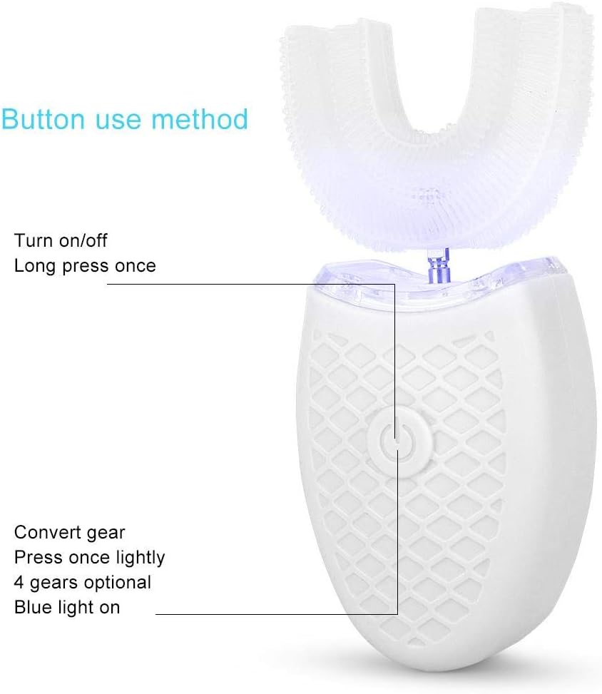 Cepillo Dental Automático en U con Luz LED