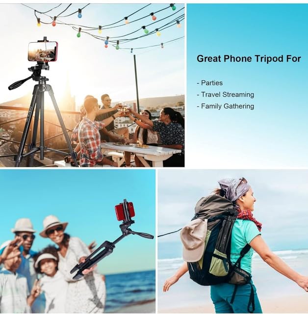 Trípode Profesional para Celular y Cámara | Estabilidad y Altura hasta 140 cm