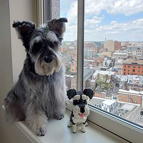 Perro de Bloques Armable 3D - Schnauzer