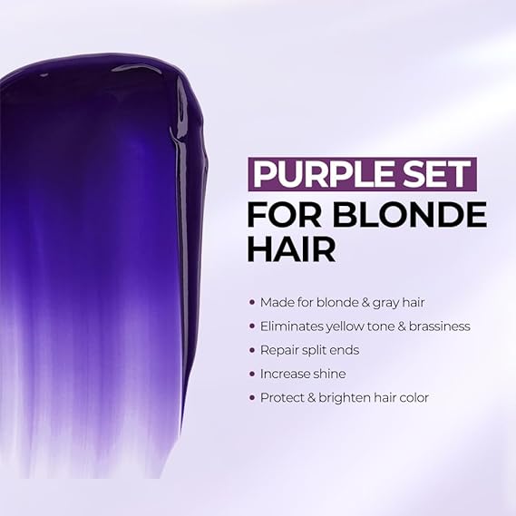 KIT MASCARILLA Y SHAMPOO MORADO KARSEELL