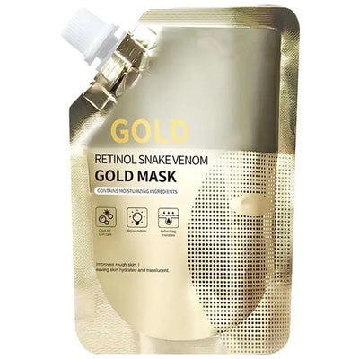 Mascarilla Facial de Retinol con Oro | Piel Más Firme, Hidratada y Luminosa