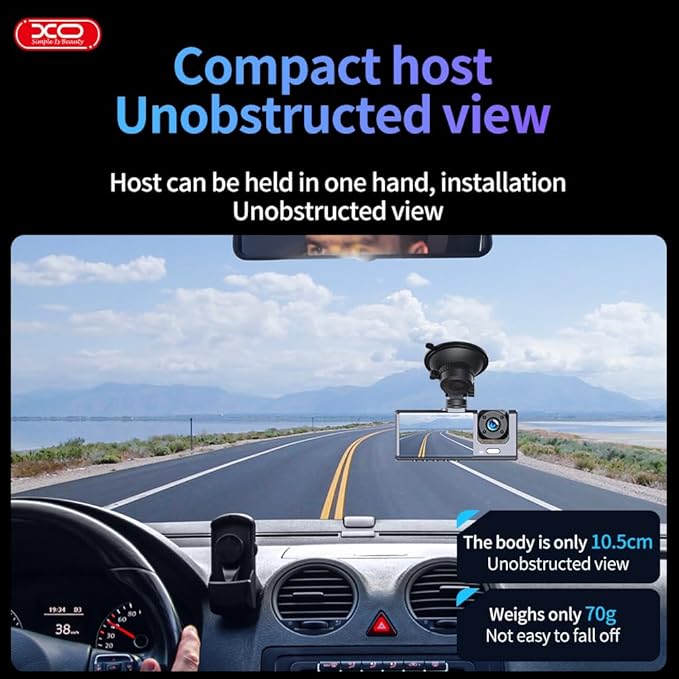 Protege Cada Trayecto | Dash Cam XO XJ03 Full HD