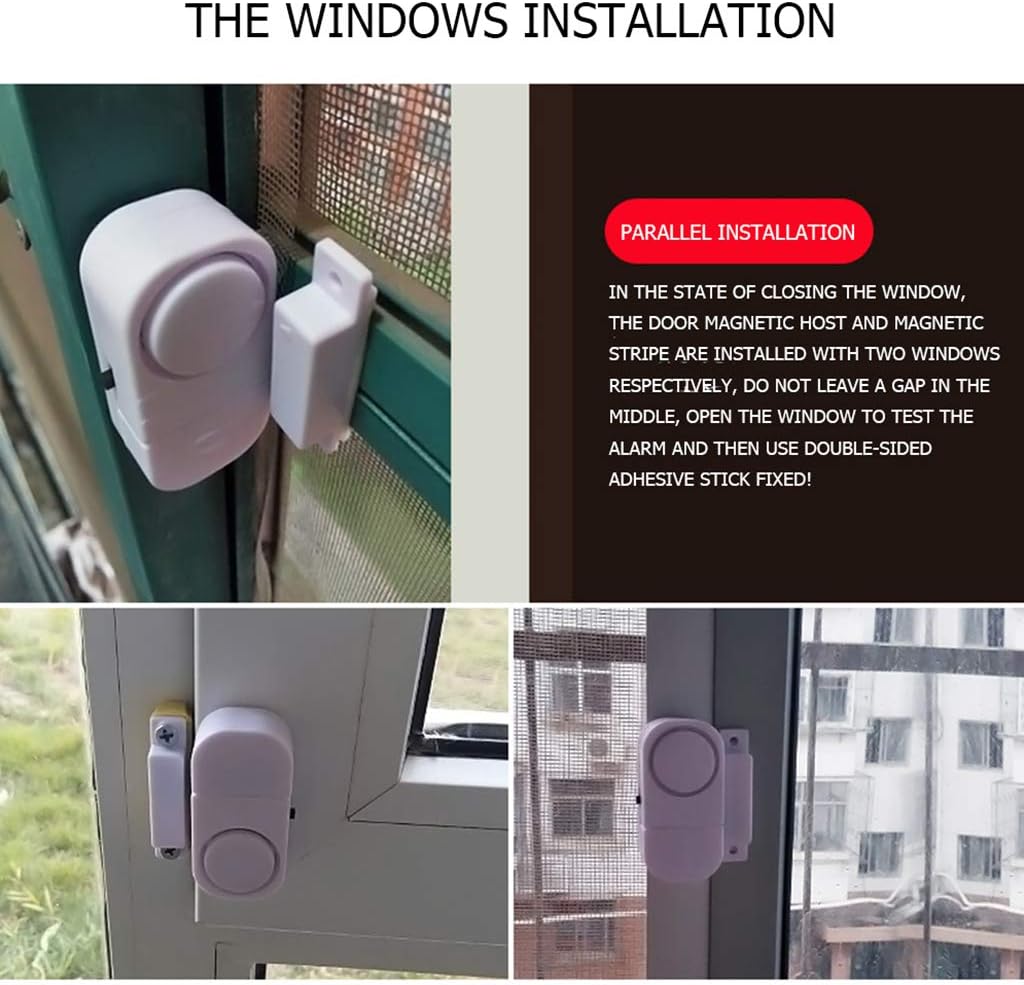 Alarma Magnética para Puertas y Ventanas | Protección Instantánea al Abrirse
