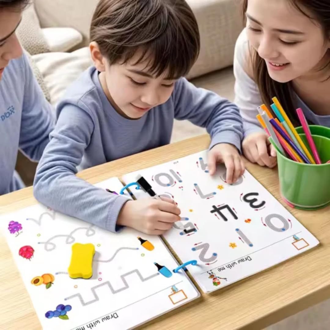 LIBRO MAGICO PARA NIÑOS - DIBUJO Y ESCRITURA