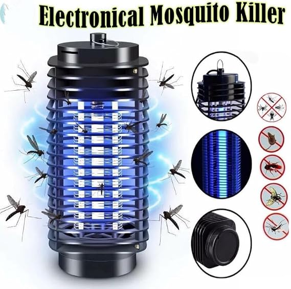 Lámpara Mata Insectos UV 360° | Elimina Mosquitos sin Químicos
