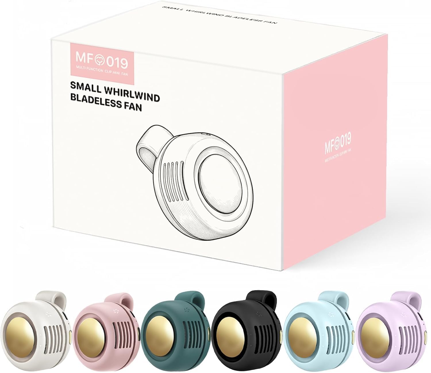 Mini Ventilador Portátil Manos Libres | Frescura Donde la Necesites