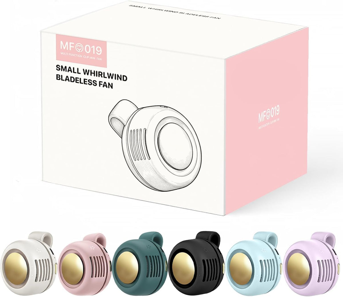 Mini Ventilador Portátil Manos Libres | Frescura Donde la Necesites