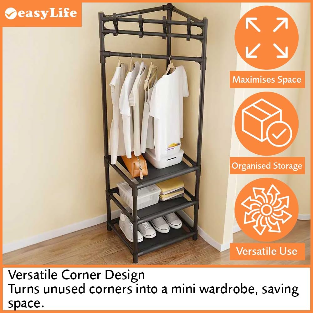 MUEBLE ESQUINERO GUARDA ROPA MULTIFUNCIONAL