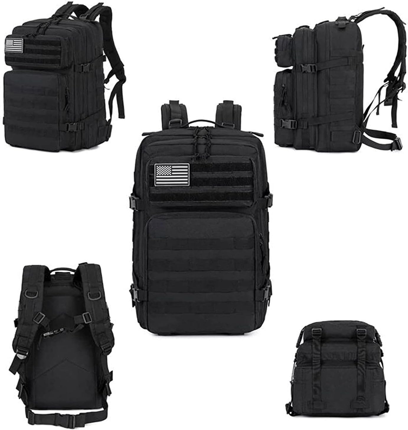 Mochila Táctica Militar 45L | Resistente para Viajes y Aventuras