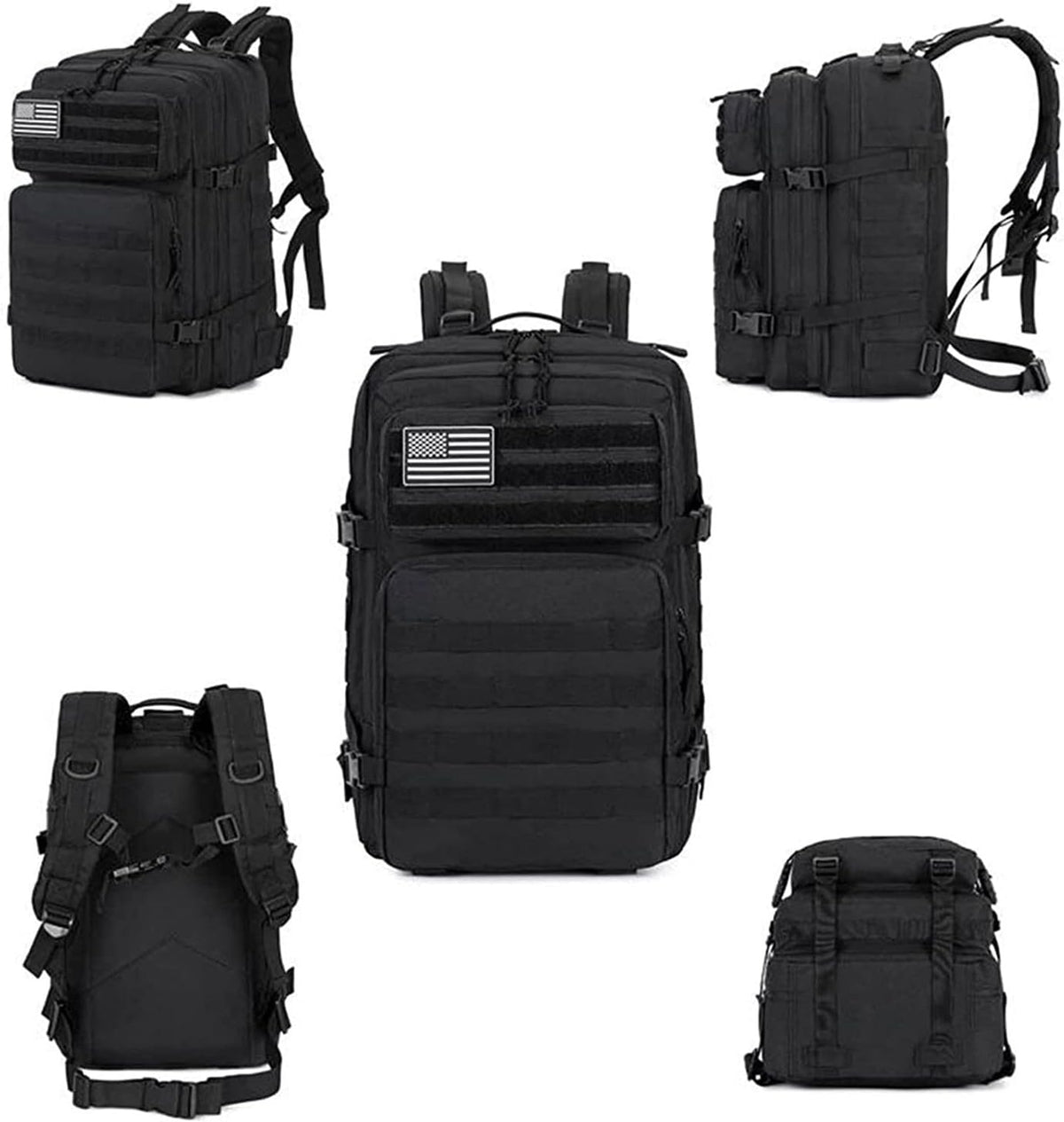 Mochila Táctica Militar 45L | Resistente para Viajes y Aventuras