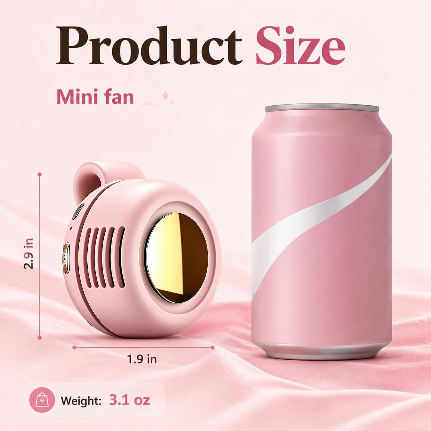 Mini Ventilador Portátil Manos Libres | Frescura Donde la Necesites
