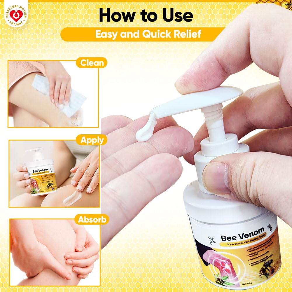 Crema de Veneno de Abeja | Alivio y Bienestar Articular