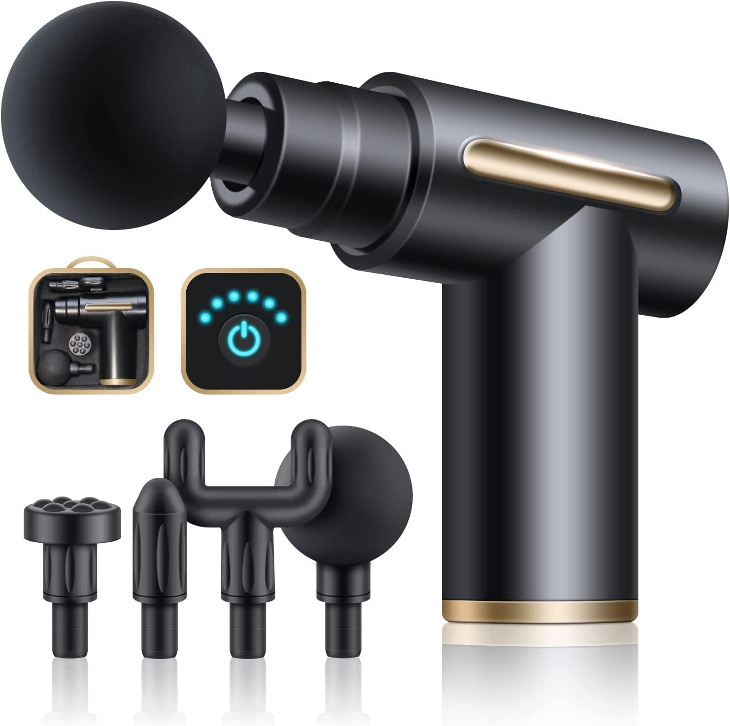 Pistola de Masaje Muscular Portátil