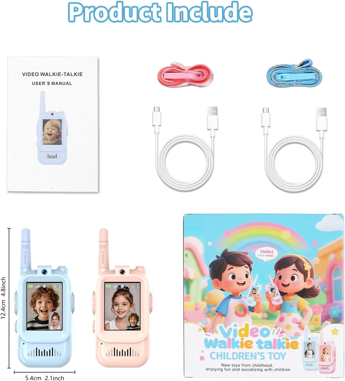 Walkie Talkies para Niños - Pack de 2 | Más Aventuras, Menos Pantallas