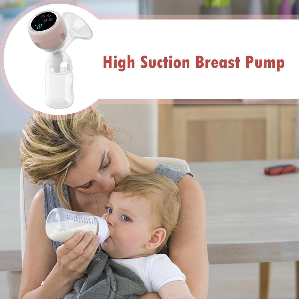 Extractor de Leche Materna Eléctrico | 4 Modos para una Extracción Cómoda